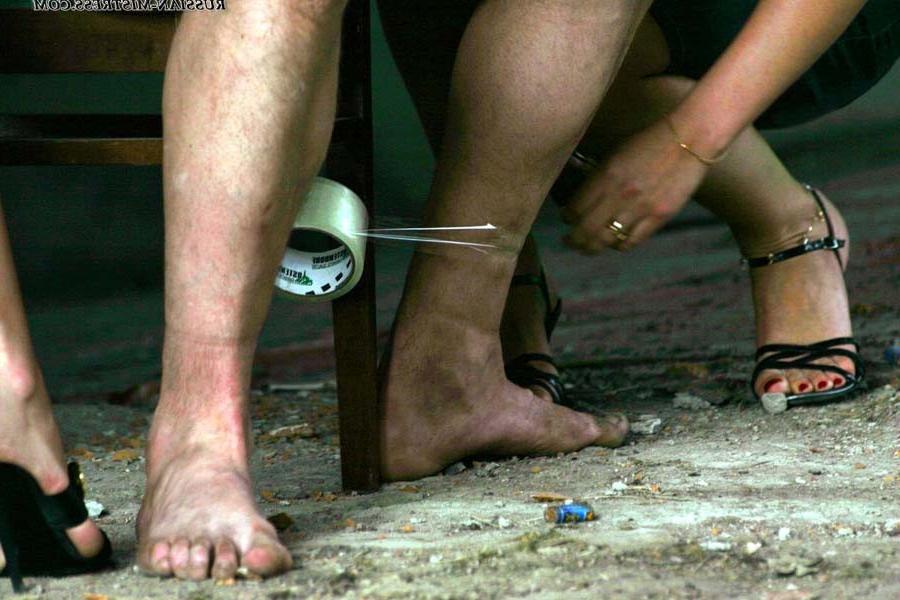 16P Ladies take a guy to a haunted farm and torture him for their pleasure