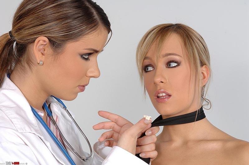 16P Sexy doctor Blue Angel spanks naughty short skirt teen Peaches