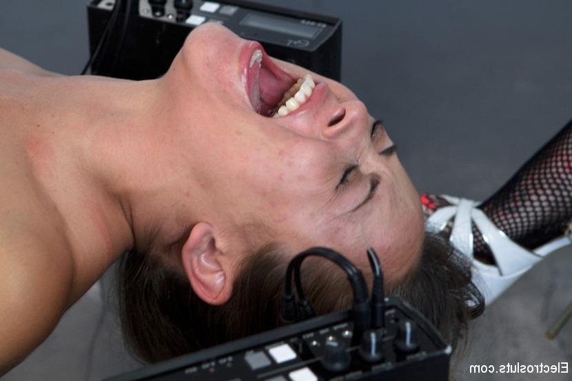 15P Kristina Rose electro shocked in bondage by lezdom