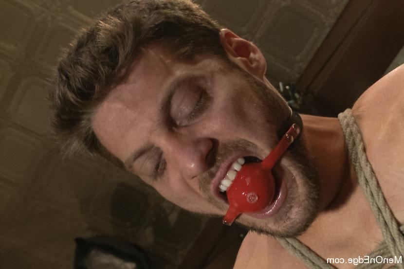 15P Andrew Blue bound, edged and flogged for his first time ever