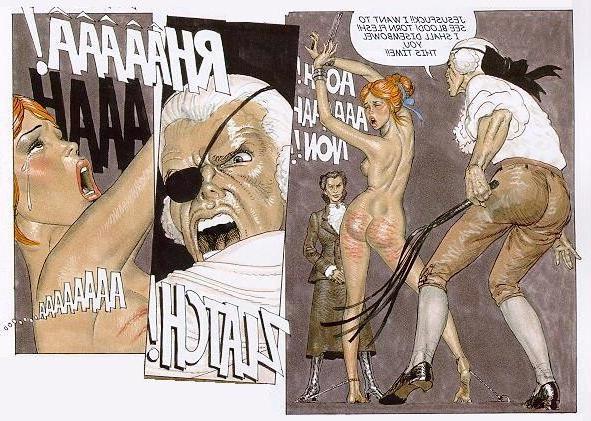 15P thin perfect breast redhead bondage sex comic