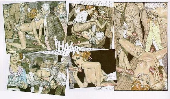15P thin perfect breast redhead bondage sex comic