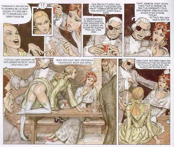 15P thin perfect breast redhead bondage sex comic