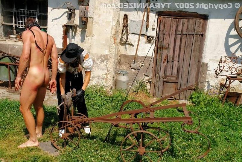 19P Sexy but strict bonanza mistress trains pony guy at a farm