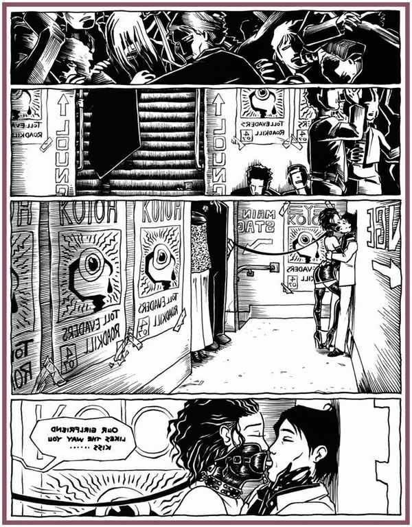 15P underground leather sex fetish comic