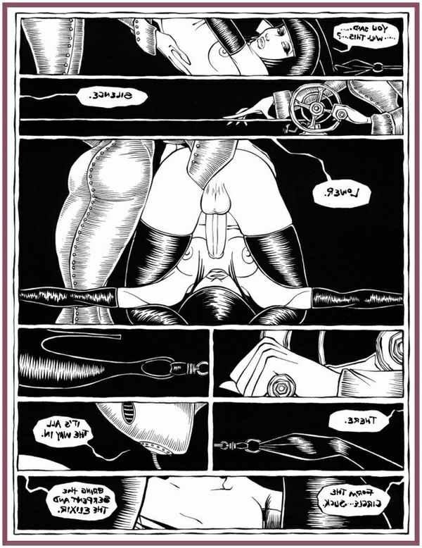 15P underground leather sex fetish comic
