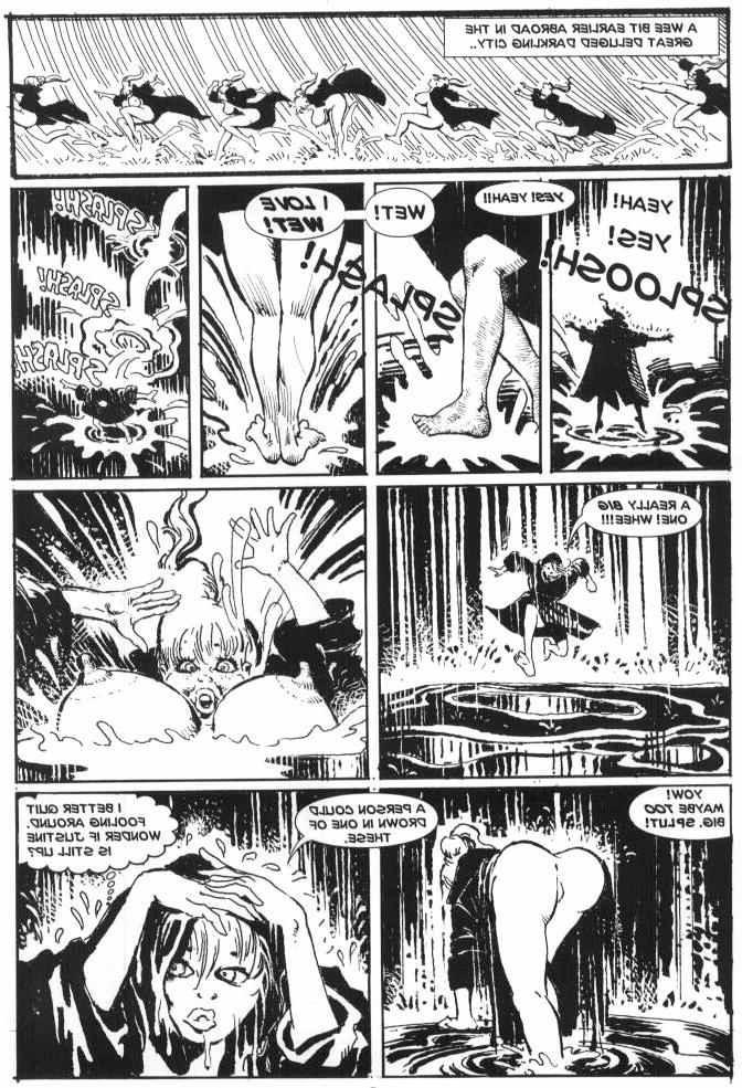 15P muscular busty lesbian sex fetish comic