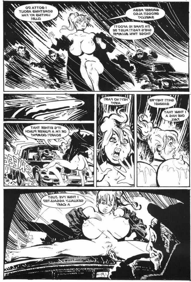 15P muscular busty lesbian sex fetish comic