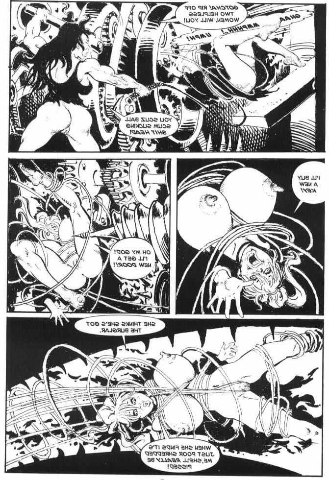 15P muscular busty lesbian sex fetish comic