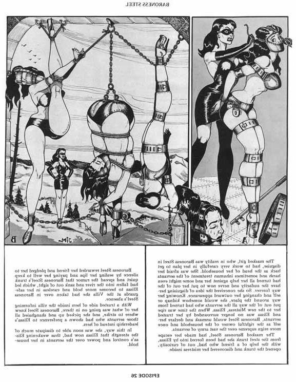 15P ropes chains and leather comic