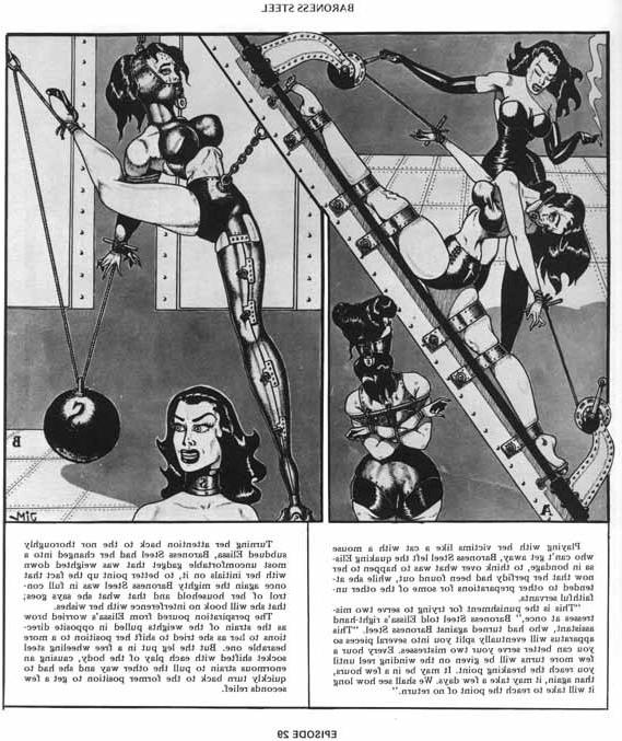 15P ropes chains and leather comic