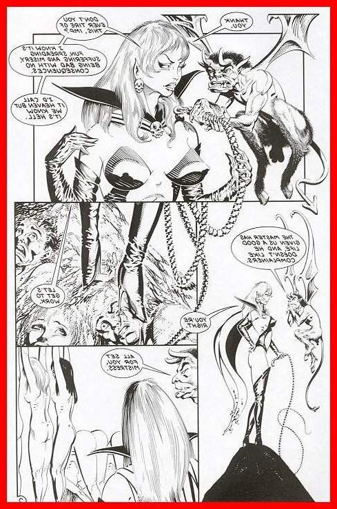 15P Hells mistress bondage comic