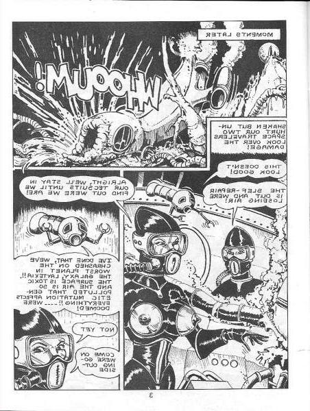 15P females in space bondage comic
