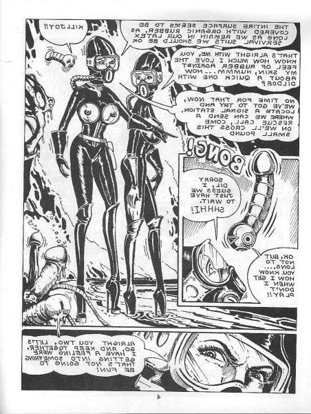 15P females in space bondage comic