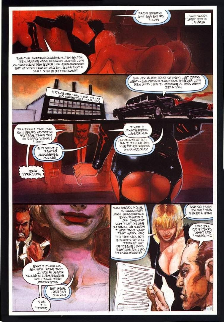 15P futuristic bondage sex comic