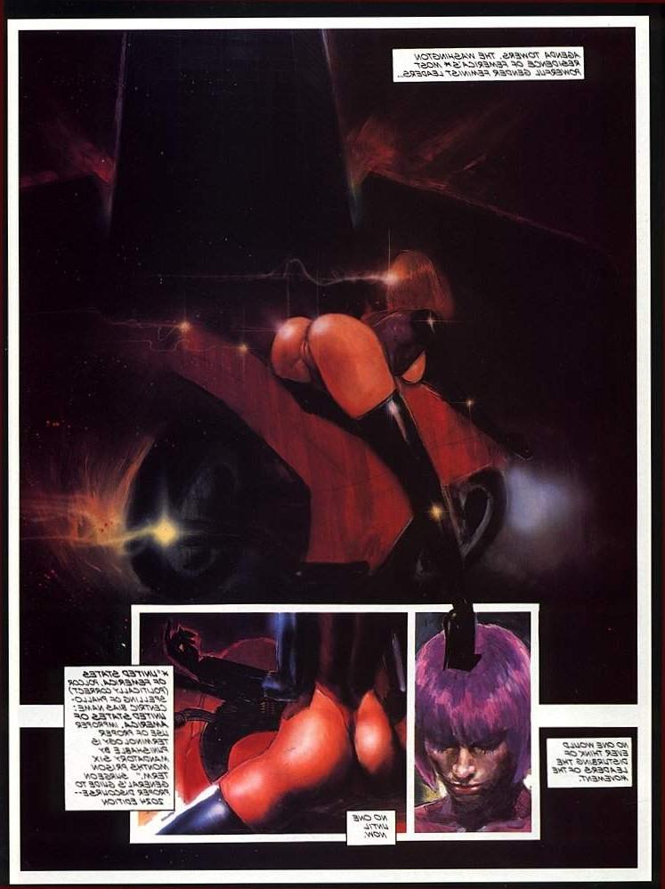 15P futuristic bondage sex comic