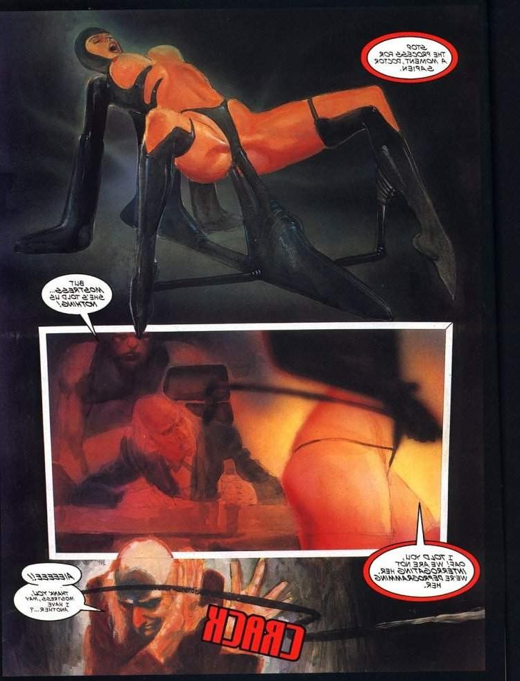 15P futuristic bondage sex comic