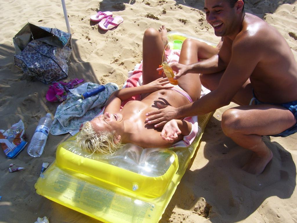 15P Steaming hot nudists naked at a public beach