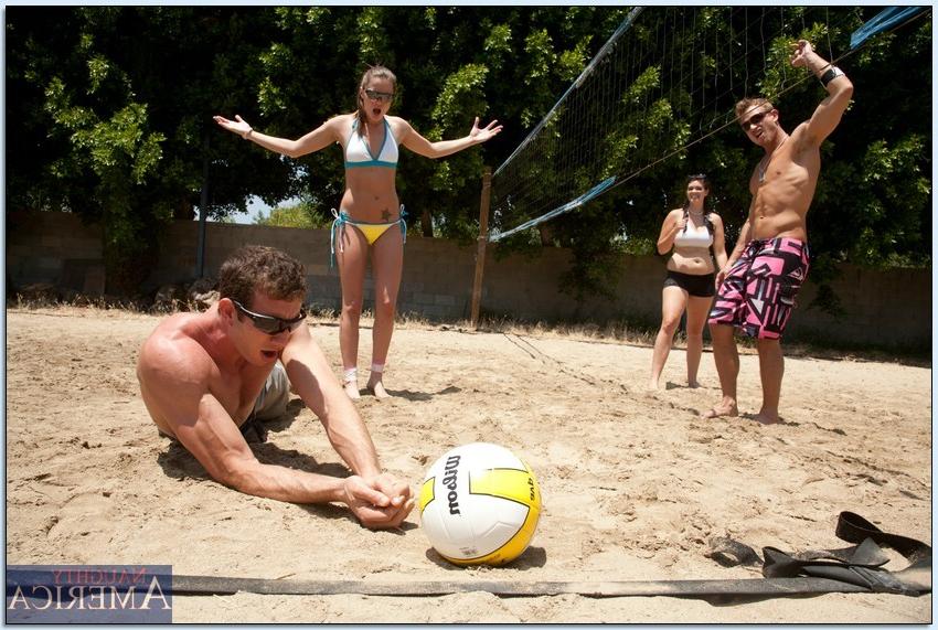16P Beach volleyball bikini babe fucks her teammate as a reward