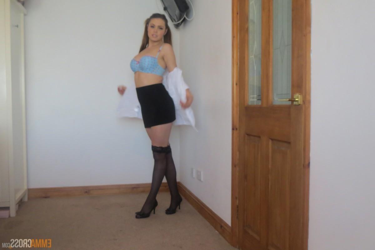 12P Cute busty amateur with pigtails