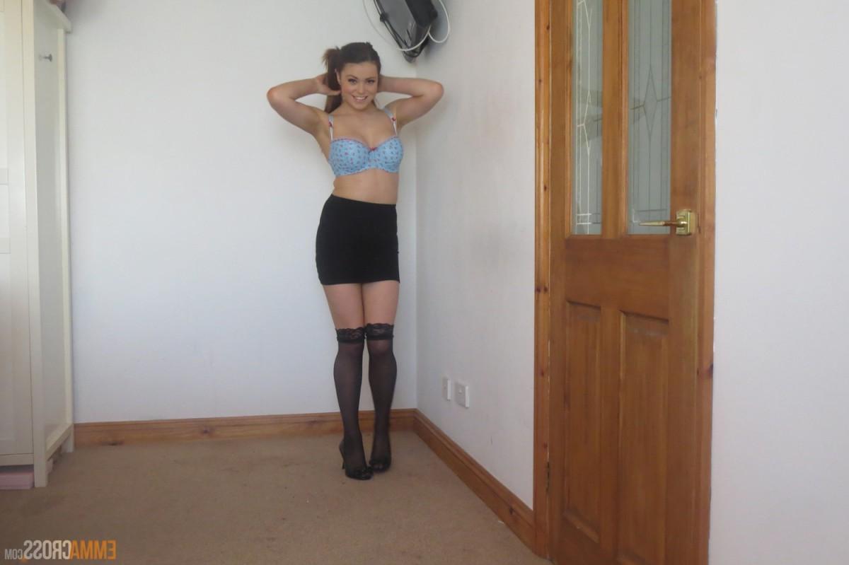 12P Cute busty amateur with pigtails