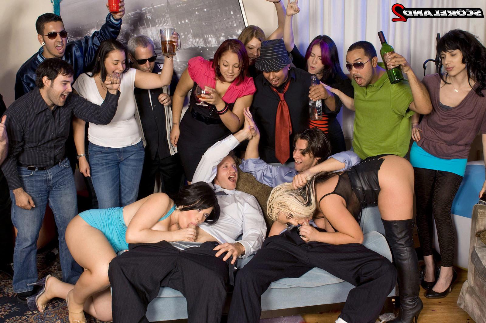 15P Experiments in boob science at wild sex party