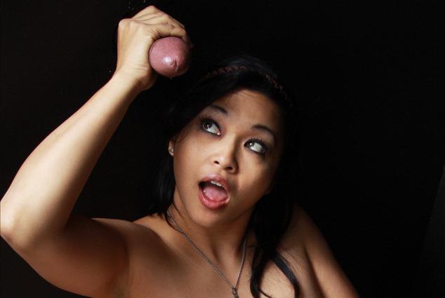 16P Hot Busty Babe Mika Tan Sucking Cock On Hole