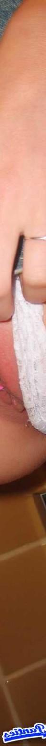 18P Jetta wearing a white thong you can see under her mini skirt she is out and abou