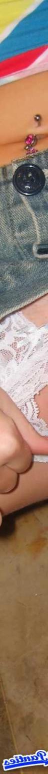 18P Jetta wearing a white thong you can see under her mini skirt she is out and abou