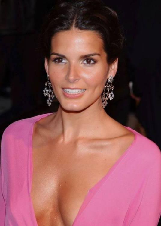 15P super hot actress Angie Harmon nudes and see thrus