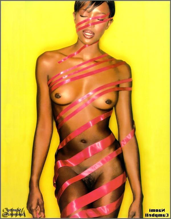 15P supermodel Naomi Campbell nude and see thru shots