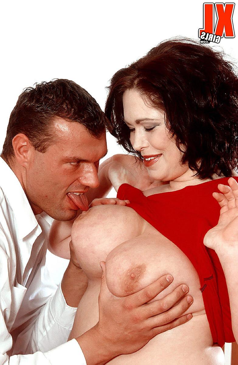 16P Busty BBW Slut Lenka Having A Hard Cock In Her Tits
