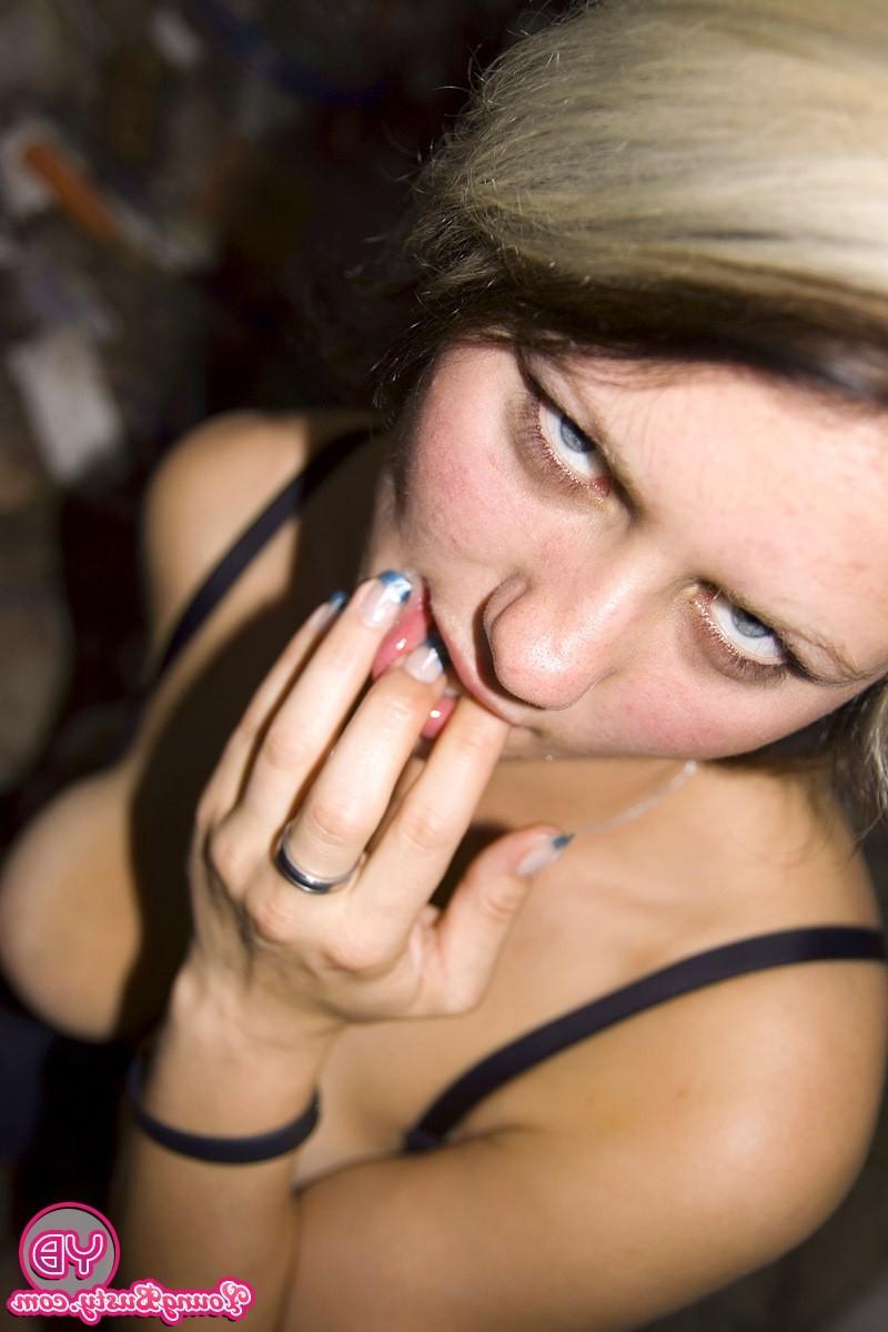 14P Horny blowjob from a busty teen in abandoned house pictures