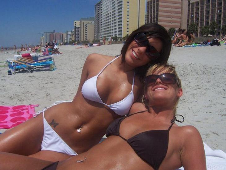 12P Babes in black panties participate in beauty contest