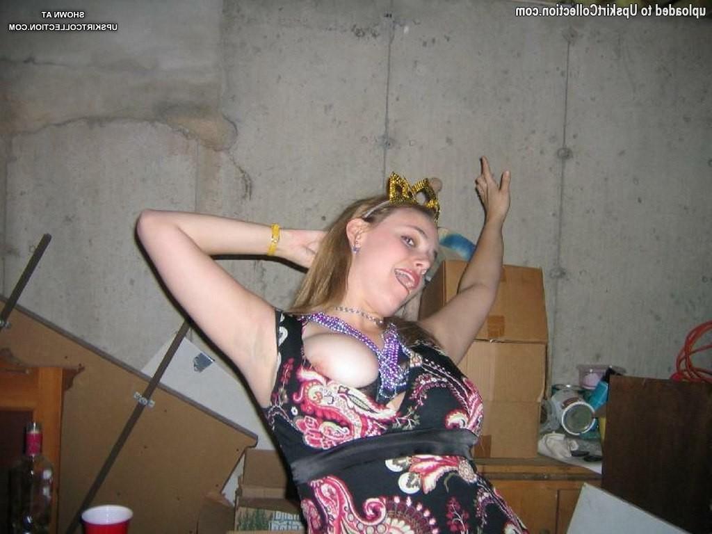 12P Girls' downblouse is seen as they entertain