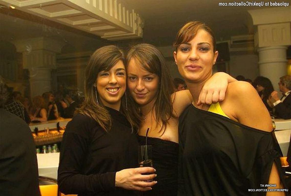 12P Girls' downblouse is seen as they entertain