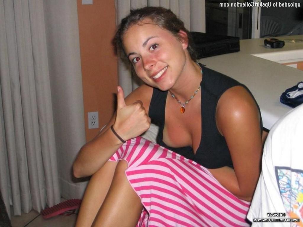 12P Enjoy wonderful downblouse from real life girls