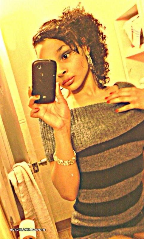 14P Compilation of an ebony teen naked in front of the mirror