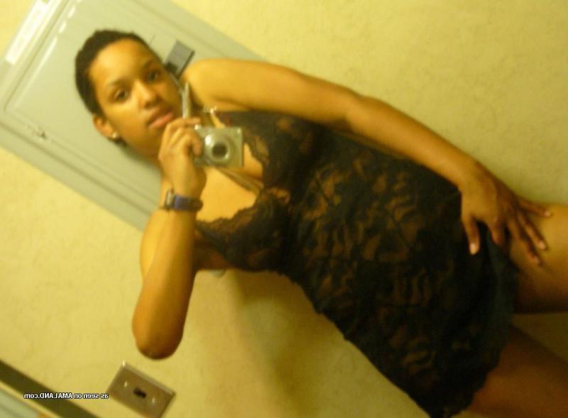 10P Compilation of a busty black honey spreading on the bed