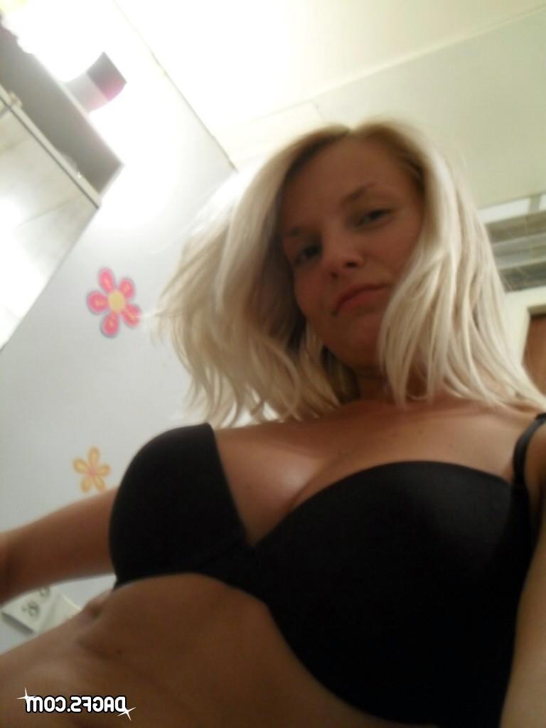 11P Sexy Blonde Milf Showing Her Big Tits off