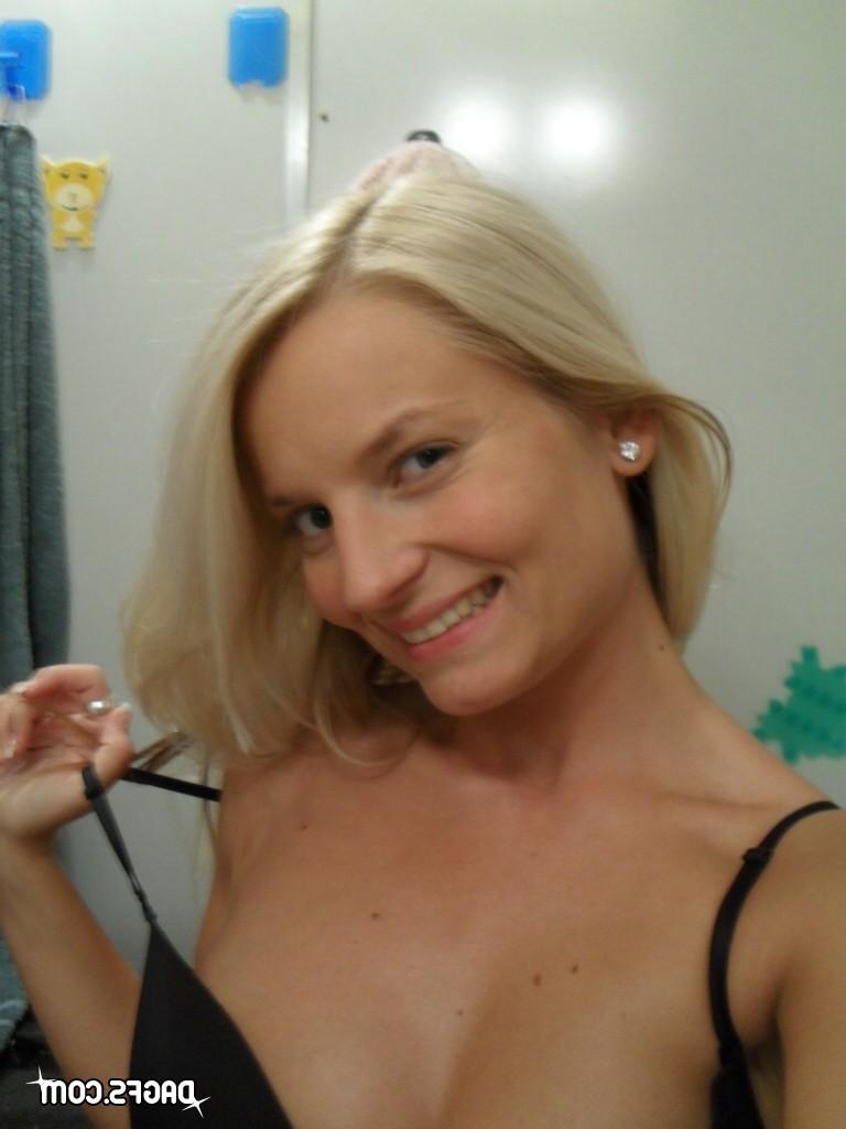 11P Sexy Blonde Milf Showing Her Big Tits off
