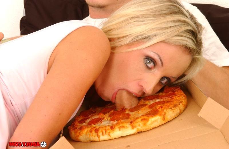 15P Sexy busty blonde babe getting pussy drilled by pizza boy