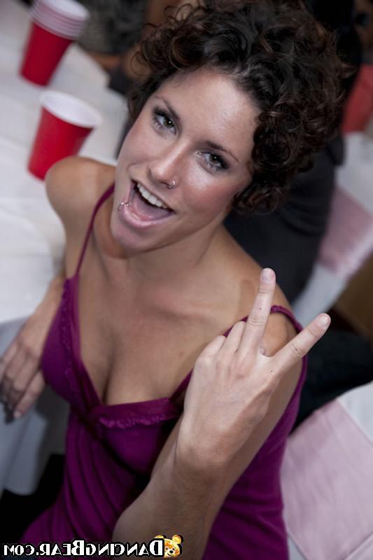 16P Hot teen sucking cock at at party