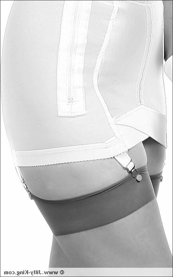 15P Blonde mature Jilly King in stockings