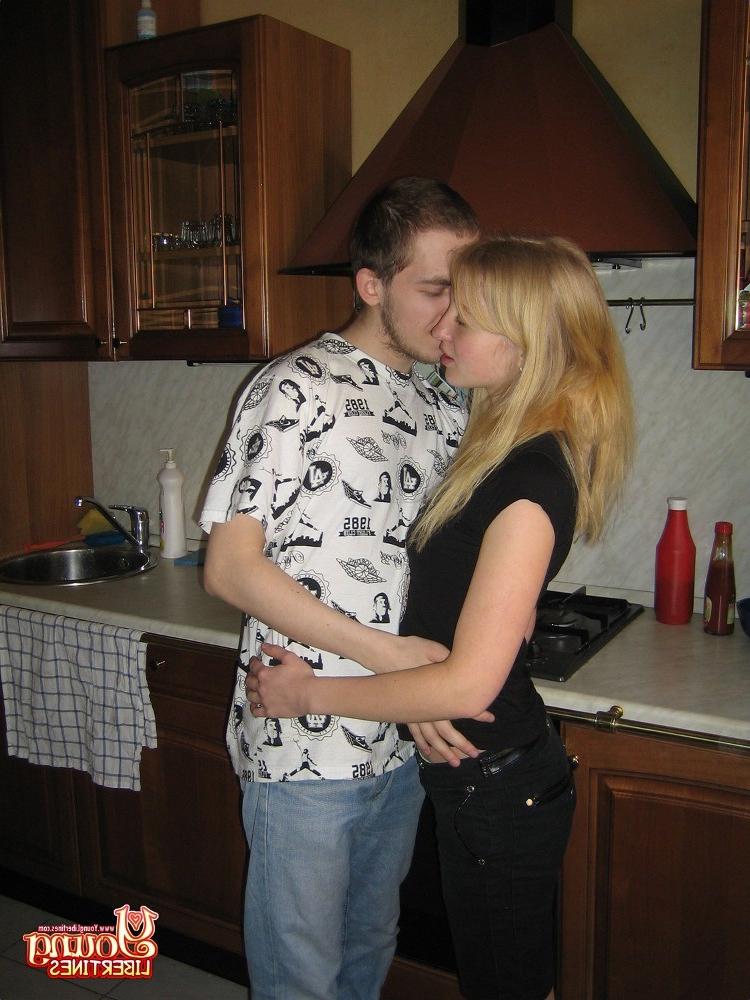 16P Blonde hot teen whore screwing and blowing nasty lucky guy