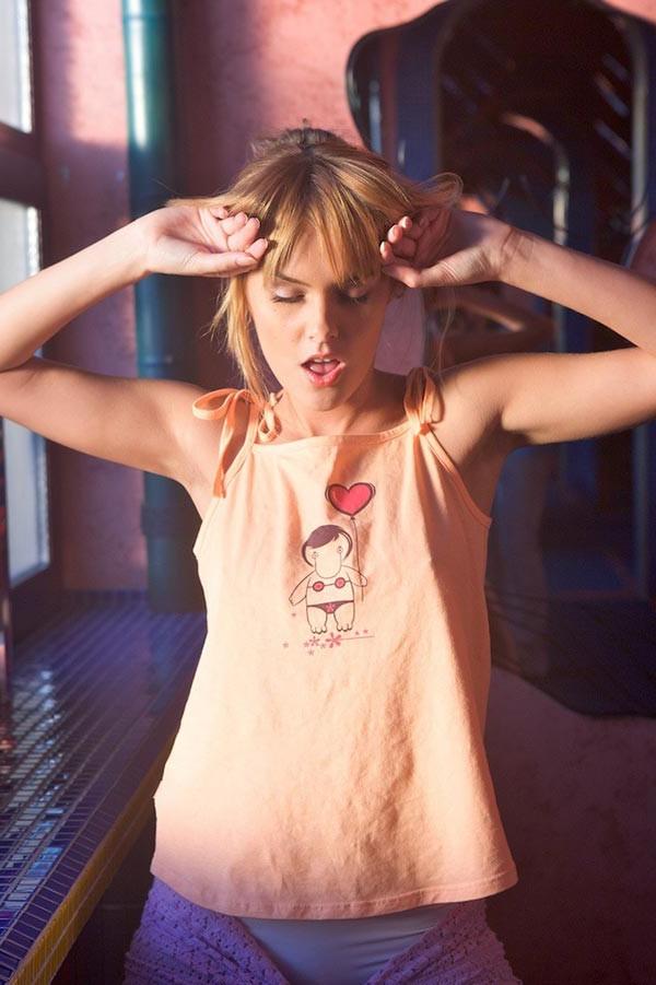 17P Young beautiful blonde babe stripping and playing with herself