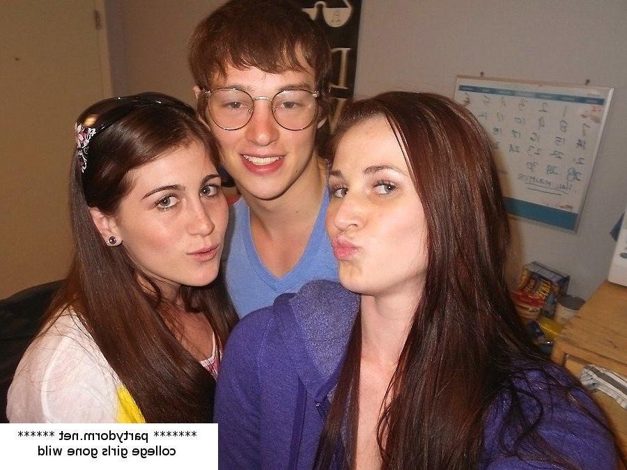 15P Crazy college girls fucking nerds
