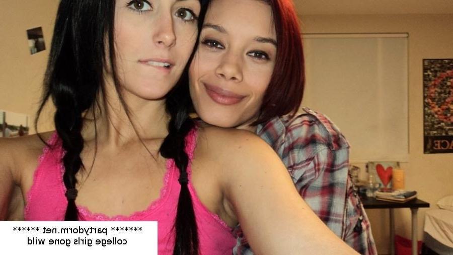14P Two sexy college girls having fun with their boy