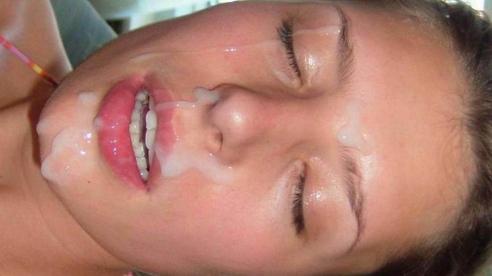 12P messy cum covered amateur faces
