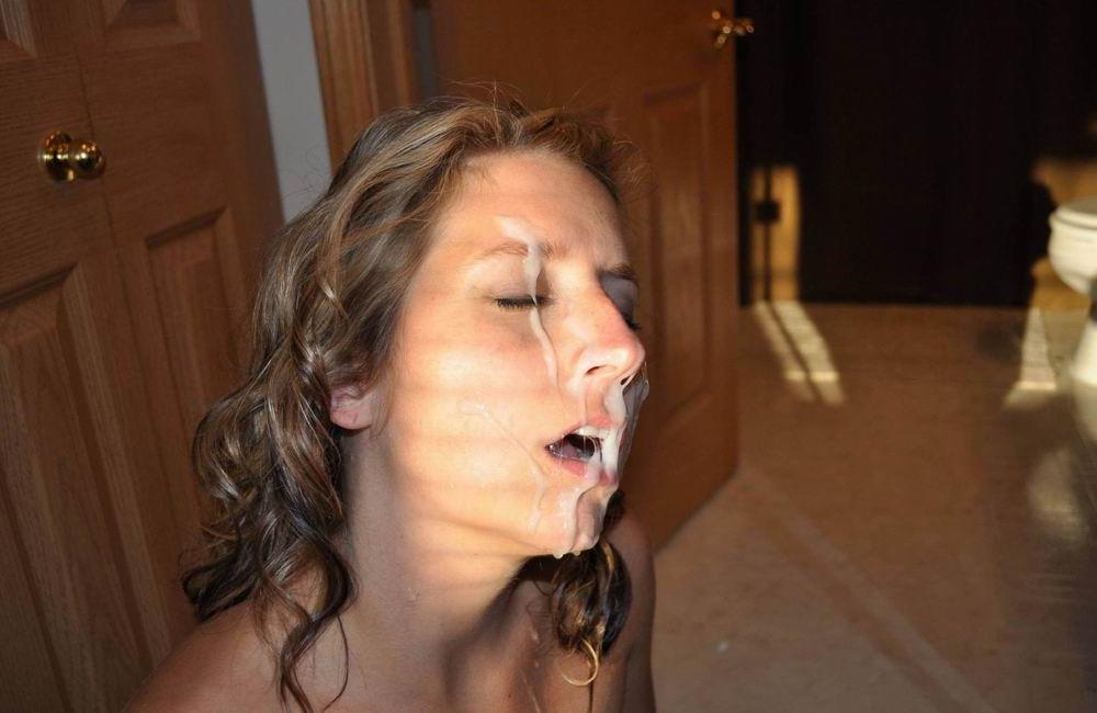 12P messy cum covered amateur faces